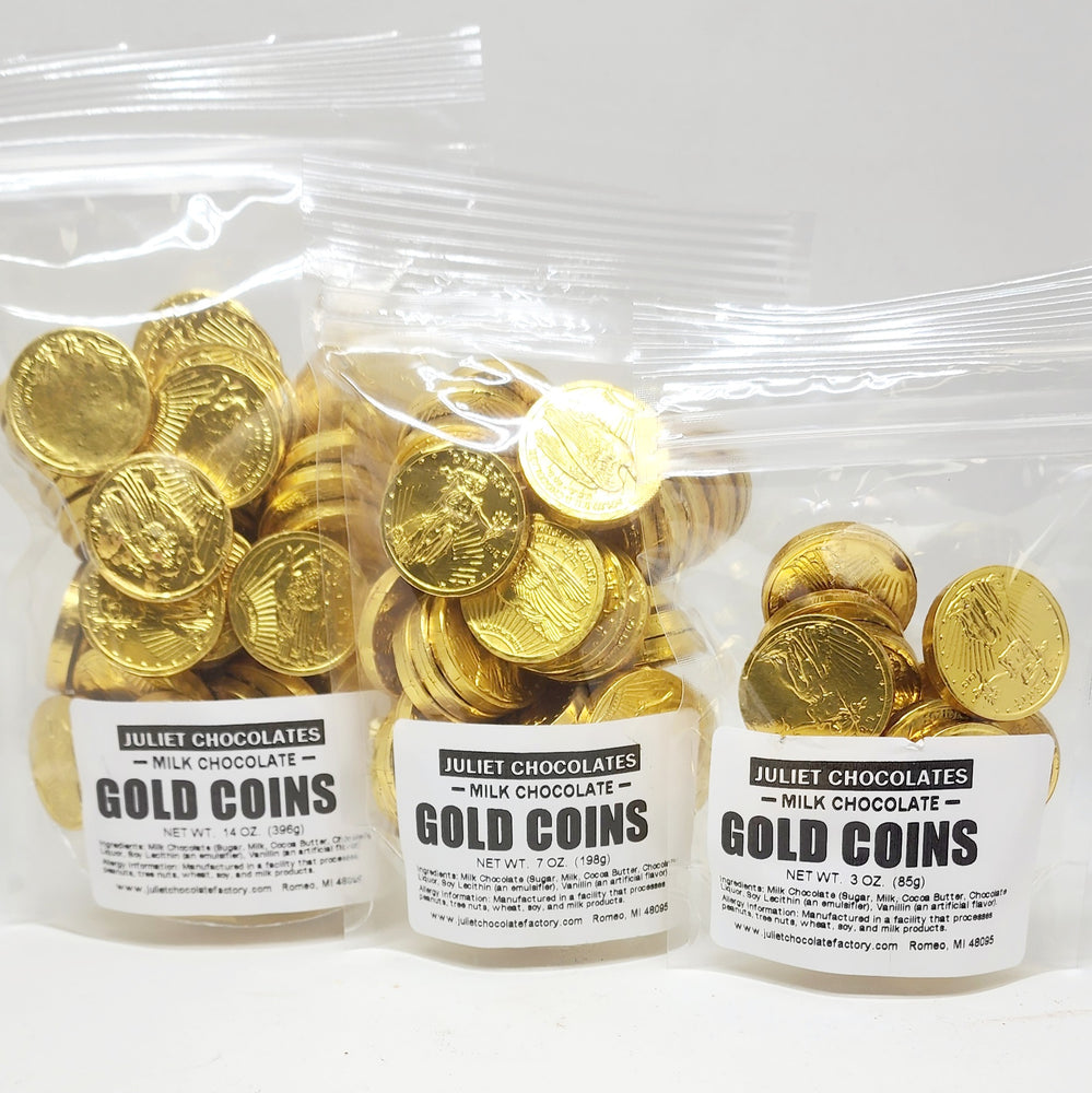Premium Milk Chocolate Gold Coins Medium Size