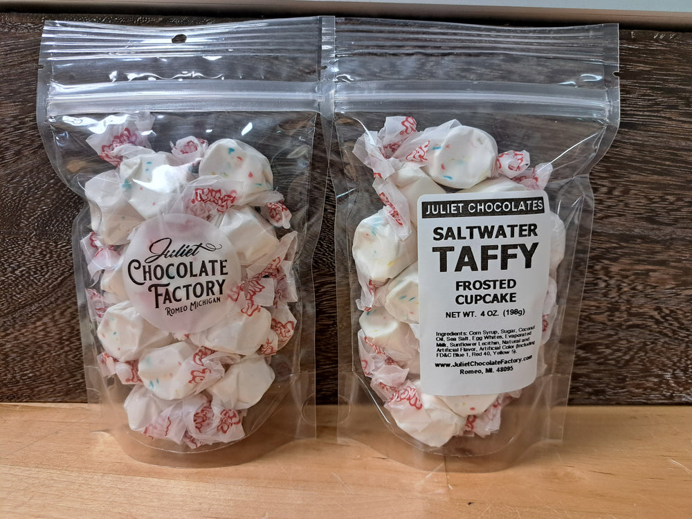 Frosted Cupcake Saltwater Taffy