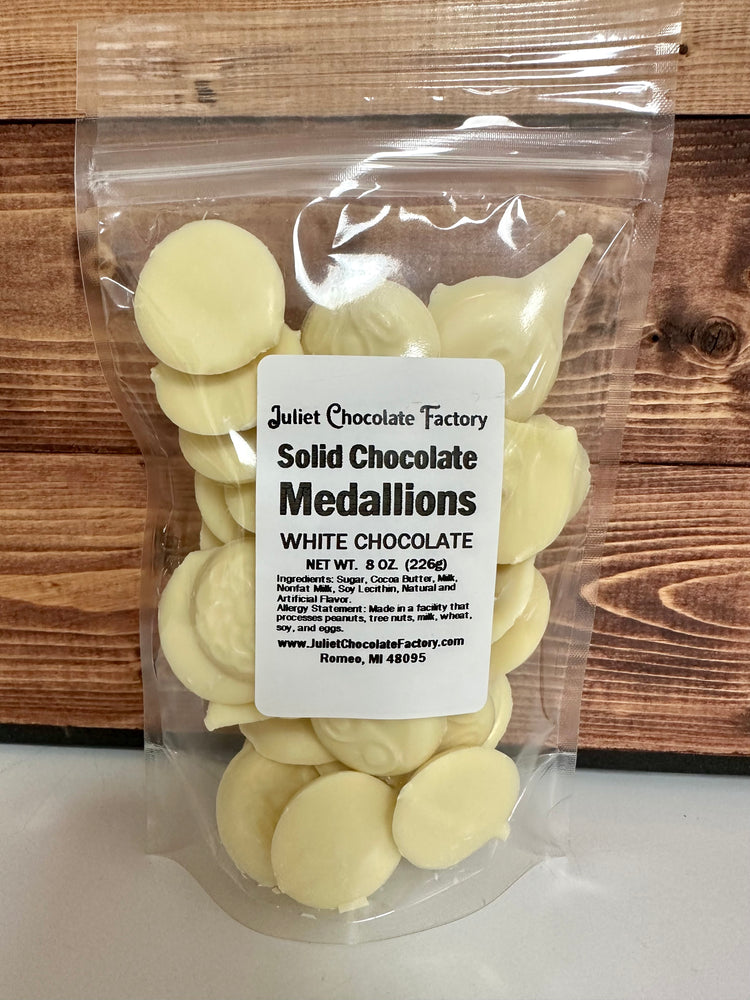 Solid Chocolate Medallions
