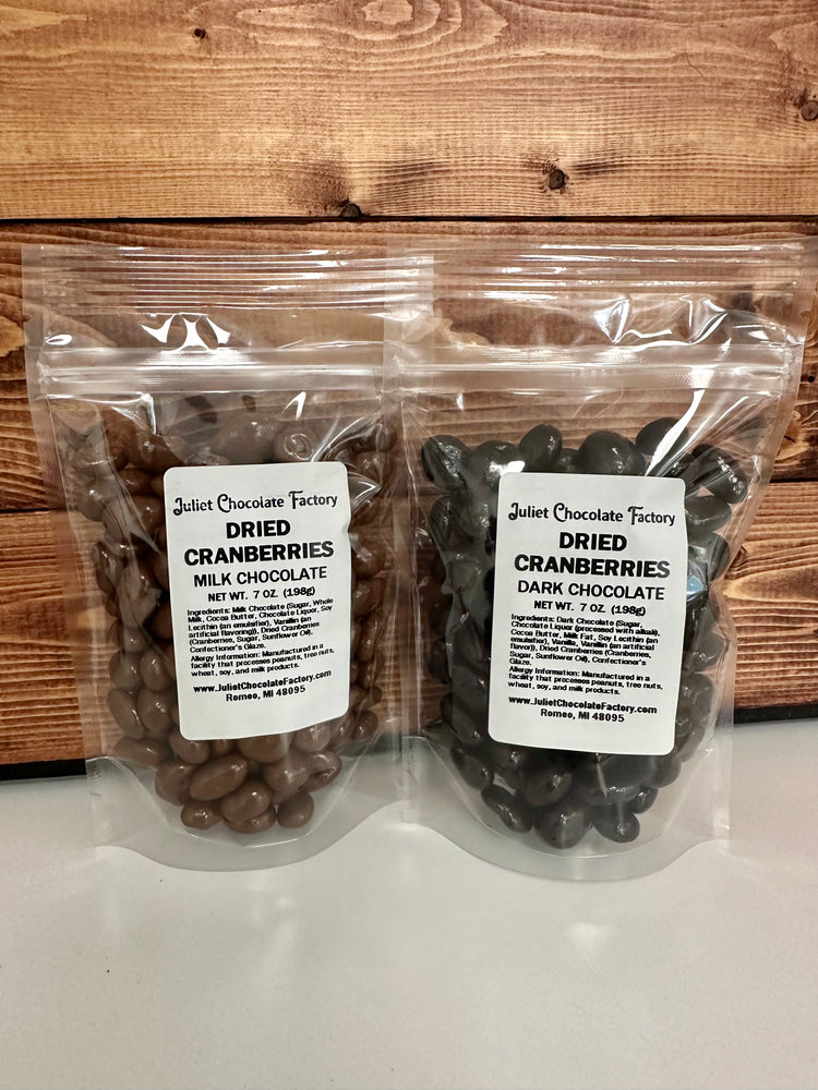 Chocolate Covered Dried Cranberries