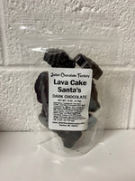 Dark Chocolate Lava Cake Santa's