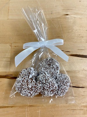 
            
                Load image into Gallery viewer, Milk Chocolate White Nonpareils Favor
            
        