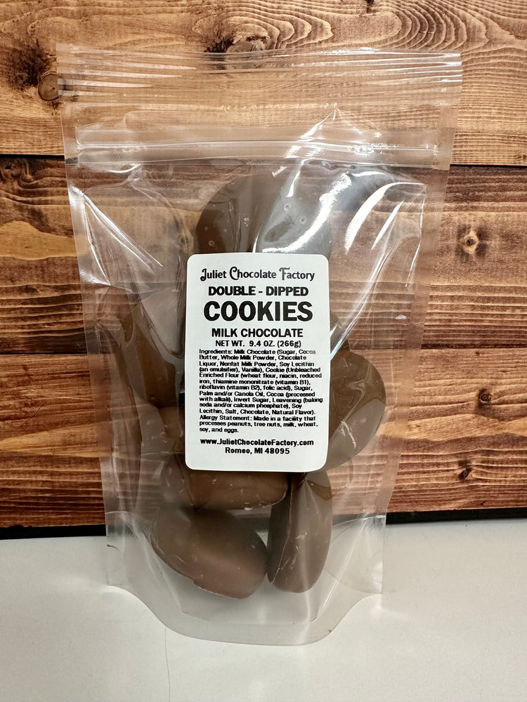 Milk Chocolate Double-Dipped Cookies