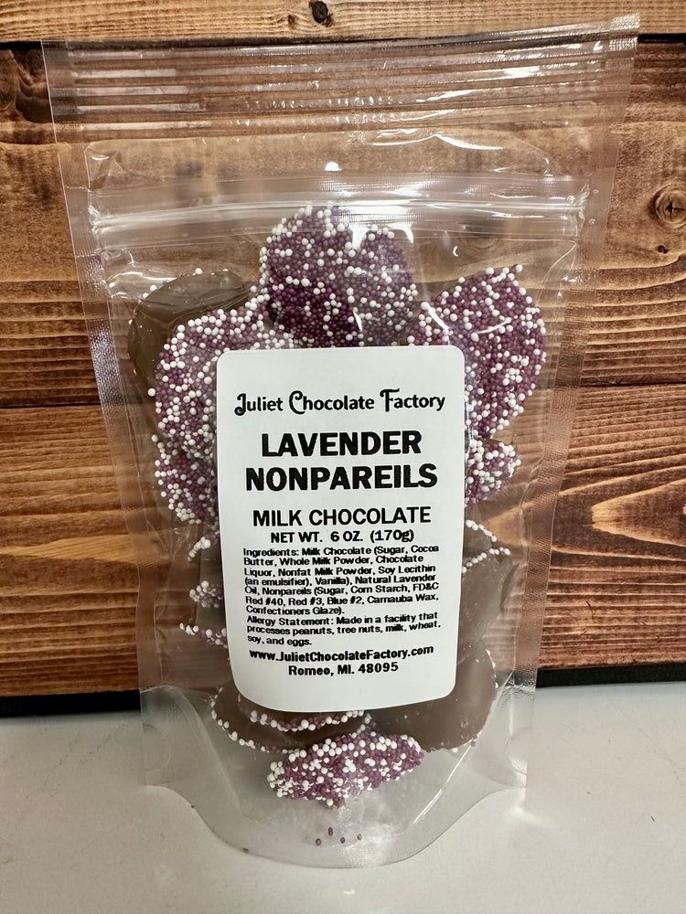 Milk Chocolate Lavender Nonpareils